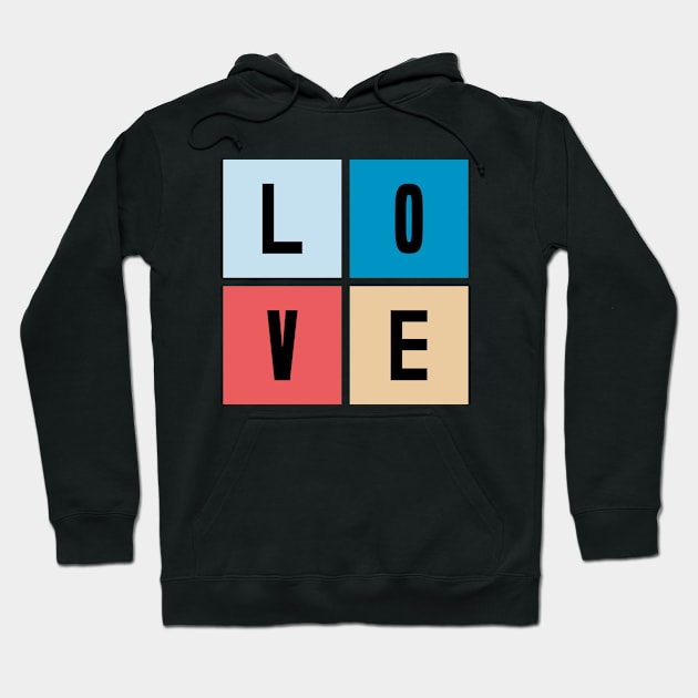 Love Square Hoodie by tmsarts